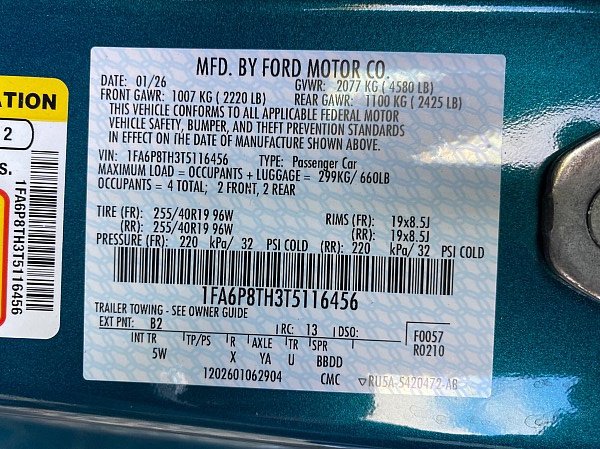 Certified 2026 Ford Mustang Premium RWD image 48