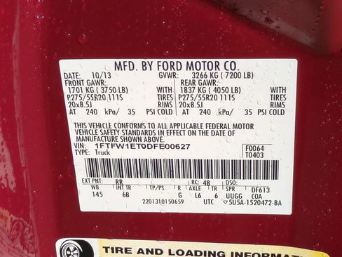 Used 2013 Ford F150 FX4 w/ Luxury Equipment Group image 42