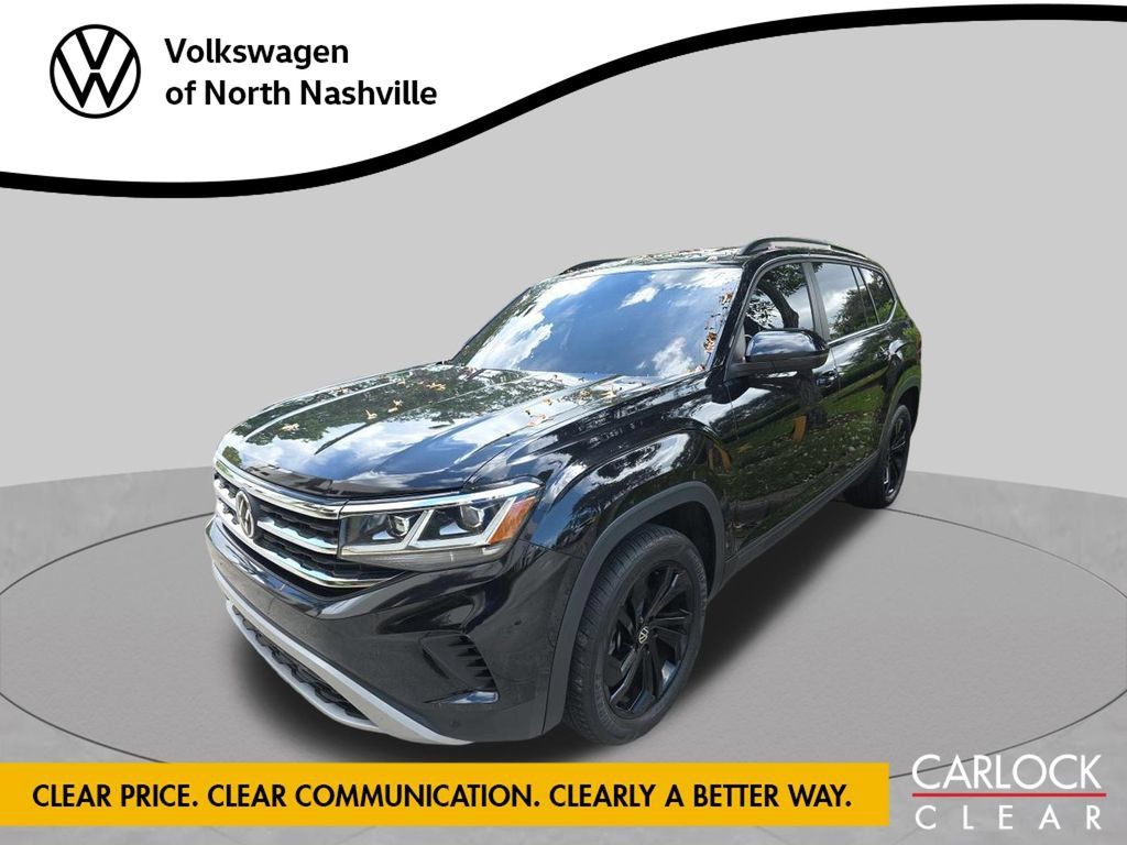 Used 2023 Volkswagen Atlas SE w/ Black Wheel Package FWD image 1