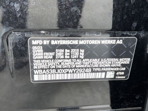 Used 2023 BMW 540i w/ M Sport Package RWD image 37