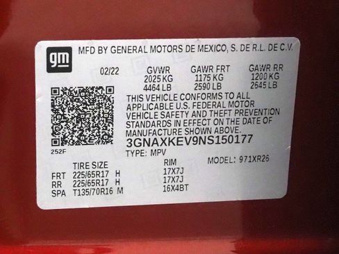 Used 2022 Chevrolet Equinox LT FWD image 60