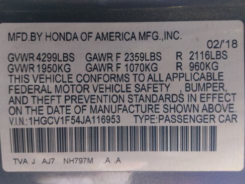 Used 2018 Honda Accord EX-L image 33