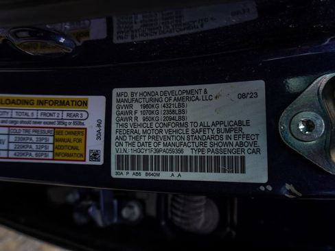 Used 2023 Honda Accord EX image 40