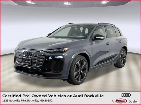 Certified 2025 Audi SQ6 e-tron Prestige w/ Black Edition One AWD/4WD image 1
