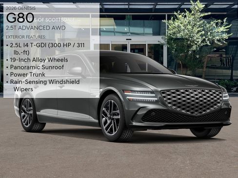 New 2026 Genesis G80 2.5T Advanced image 3