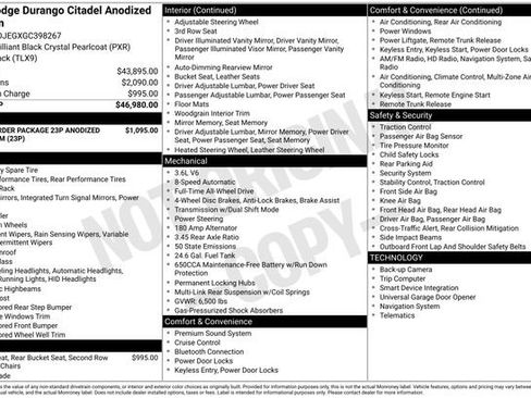 Used 2016 Dodge Durango Citadel image 2