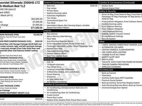 Used 2024 Chevrolet Silverado 2500 LTZ w/ LTZ Premium Package AWD/4WD image 31