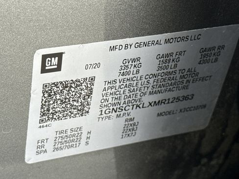 Used 2021 Chevrolet Tahoe High Country w/ Premium Package image 36