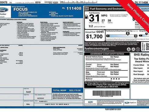 Used 2013 Ford Focus SE w/ SE Winter Pkg FWD image 5