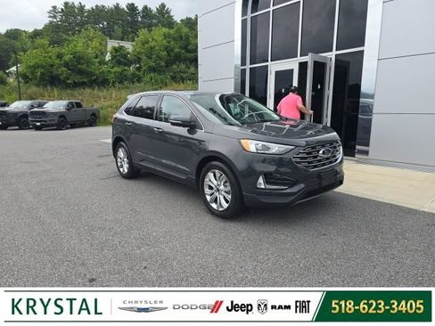 Used 2021 Ford Edge Titanium w/ Class II Trailer Tow Package AWD/4WD image 1
