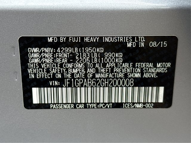Used 2016 Subaru Impreza 2.0i Premium w/ Utility Package #1A AWD/4WD image 24