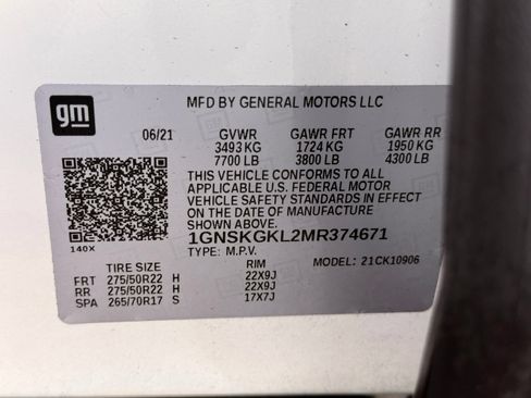 Used 2021 Chevrolet Suburban High Country AWD/4WD image 66