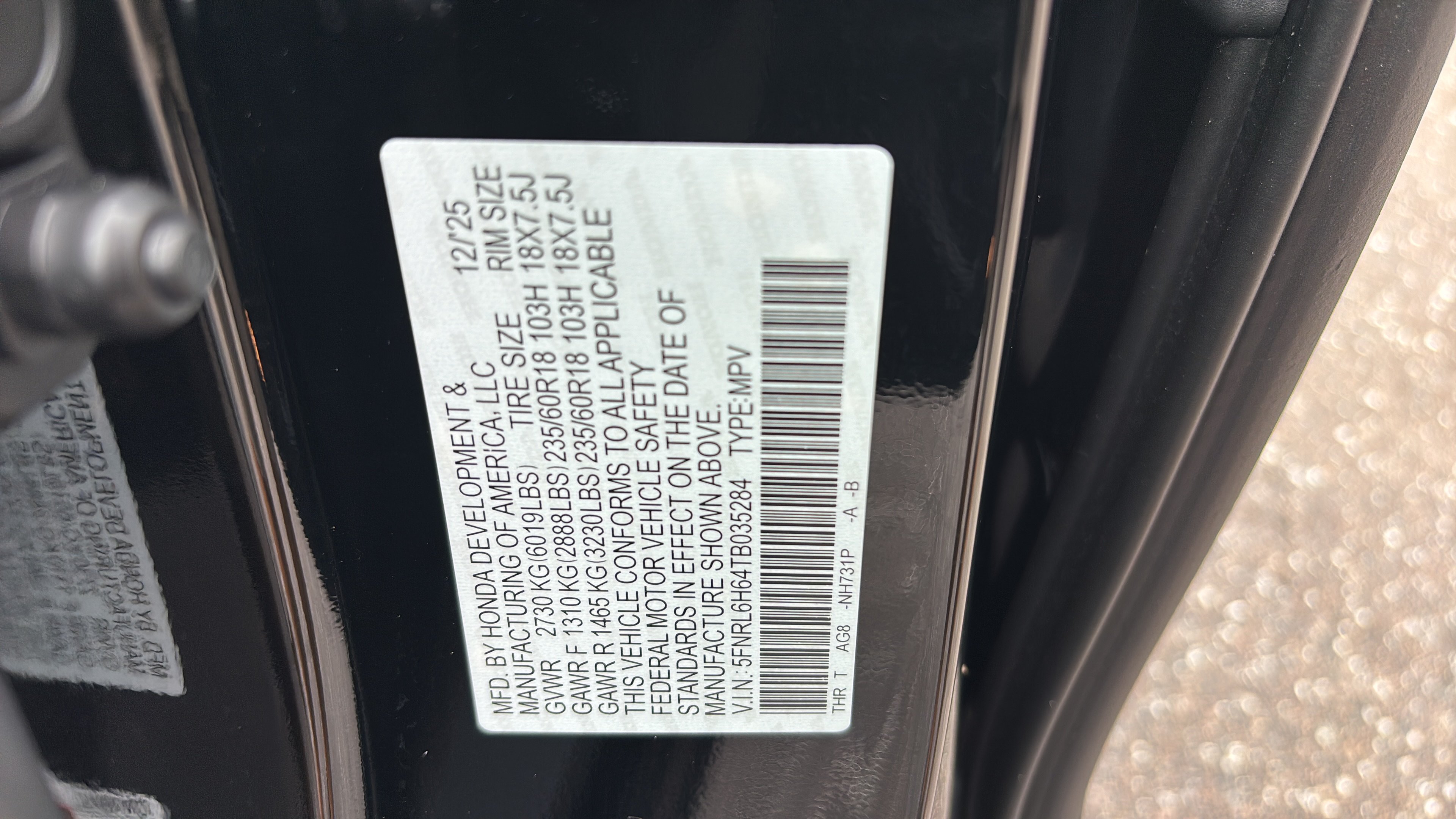 Certified 2026 Honda Odyssey EX-L image 35