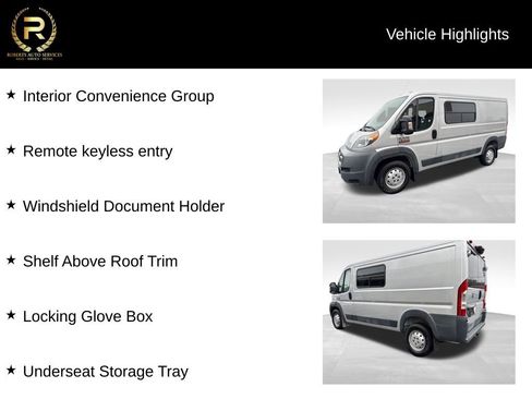 Used 2016 RAM ProMaster 1500 w/ Interior Convenience Group image 9