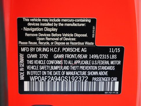 Used 2016 Porsche 911 GT3 RS image 23