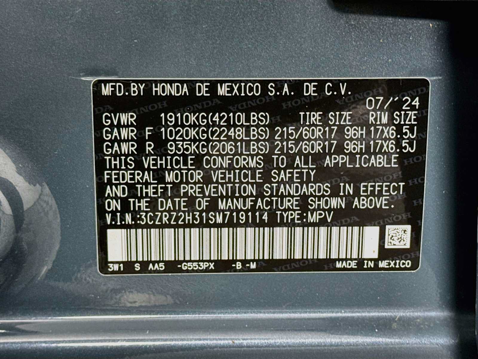 Used 2025 Honda HR-V LX image 29