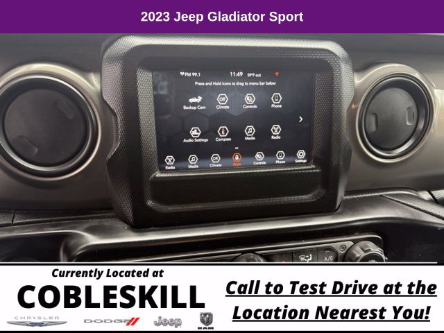 Used 2023 Jeep Gladiator Sport w/ Trailer Tow Package AWD/4WD image 14