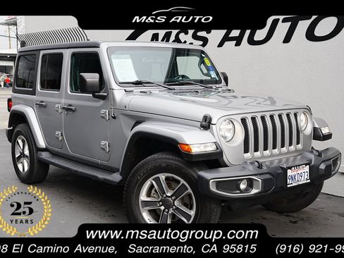 Used 2020 Jeep Wrangler Unlimited Sahara image 1