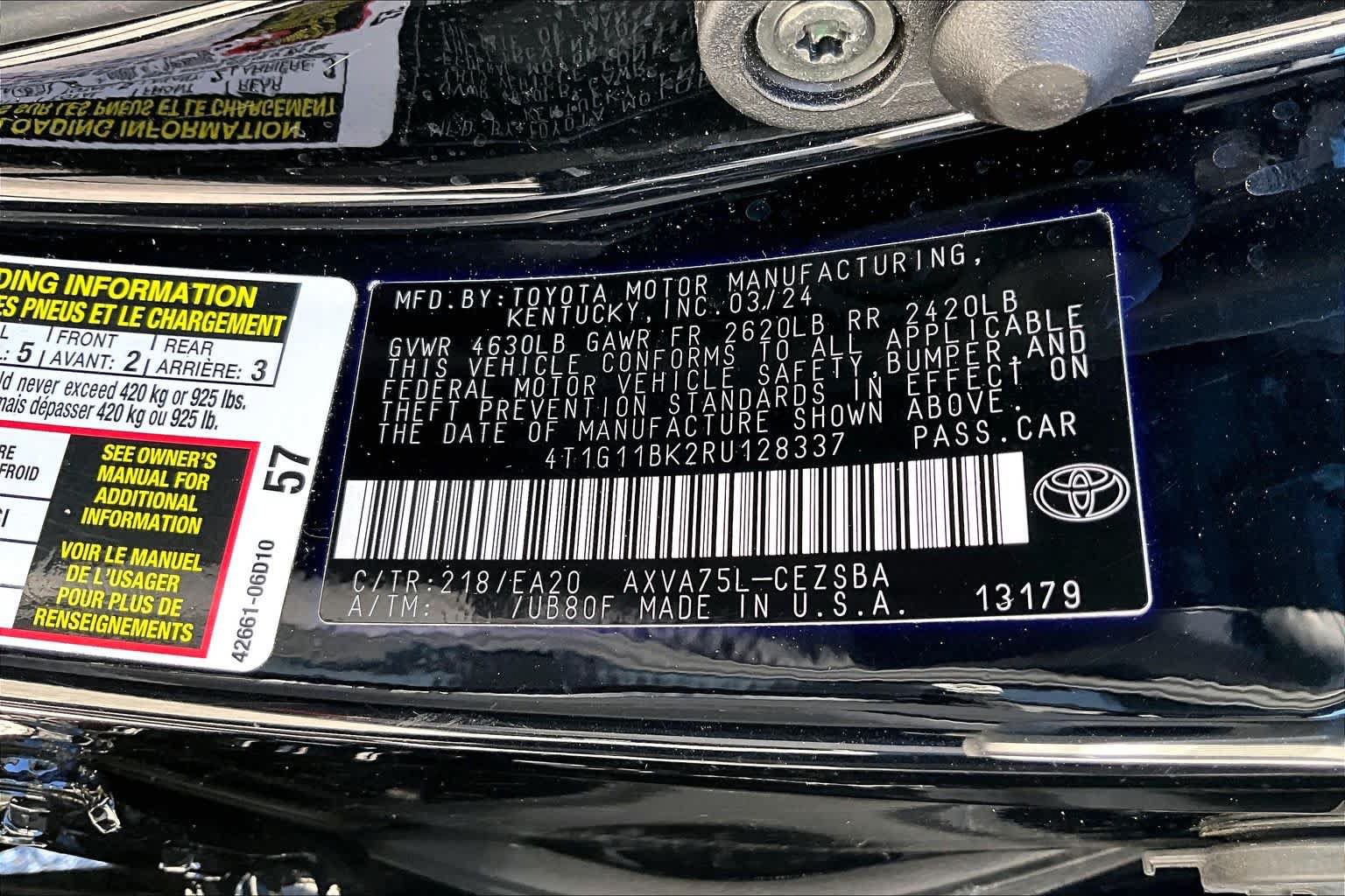 Used 2024 Toyota Camry SE w/ Cold Weather Package AWD/4WD image 36