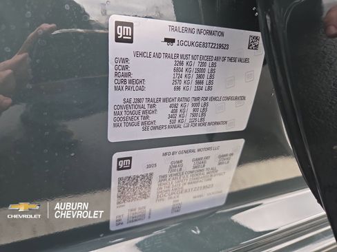 New 2026 Chevrolet Silverado 1500 LTZ w/ LTZ Premium Package AWD/4WD image 37