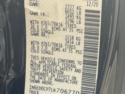 Used 2020 Nissan Frontier SV image 31