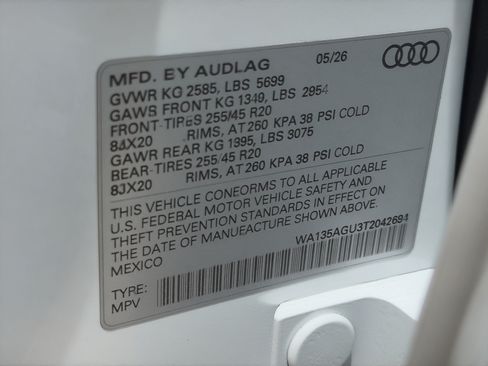 New 2026 Audi SQ5 Prestige AWD/4WD image 27