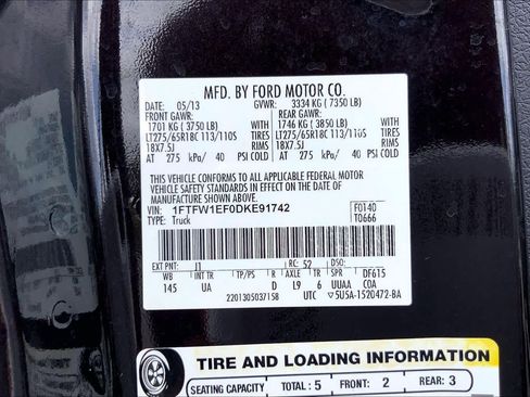Used 2013 Ford F150 XLT w/ Luxury Equipment Group AWD/4WD image 36