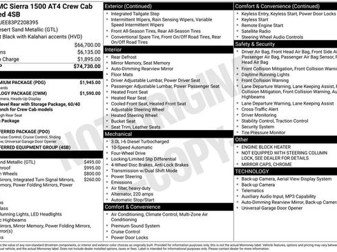 Used 2023 GMC Sierra 1500 AT4 w/ AT4 Premium Package AWD/4WD image 13