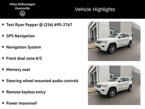 Used 2021 Jeep Grand Cherokee Overland AWD/4WD image 6