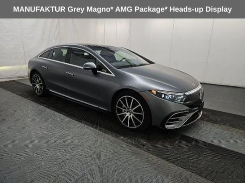Used 2023 Mercedes-Benz EQS 580 4MATIC Sedan w/ Exclusive Trim Package image 1