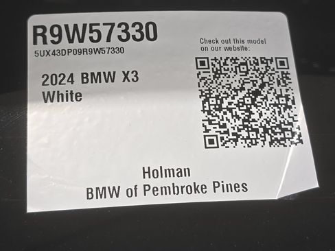 Certified 2024 BMW X3 sDrive30i w/ Convenience Package RWD image 29