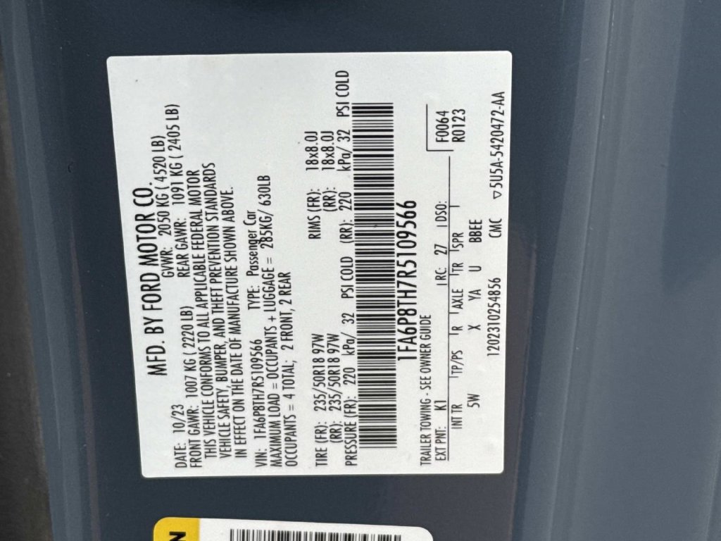Used 2024 Ford Mustang Premium RWD image 26