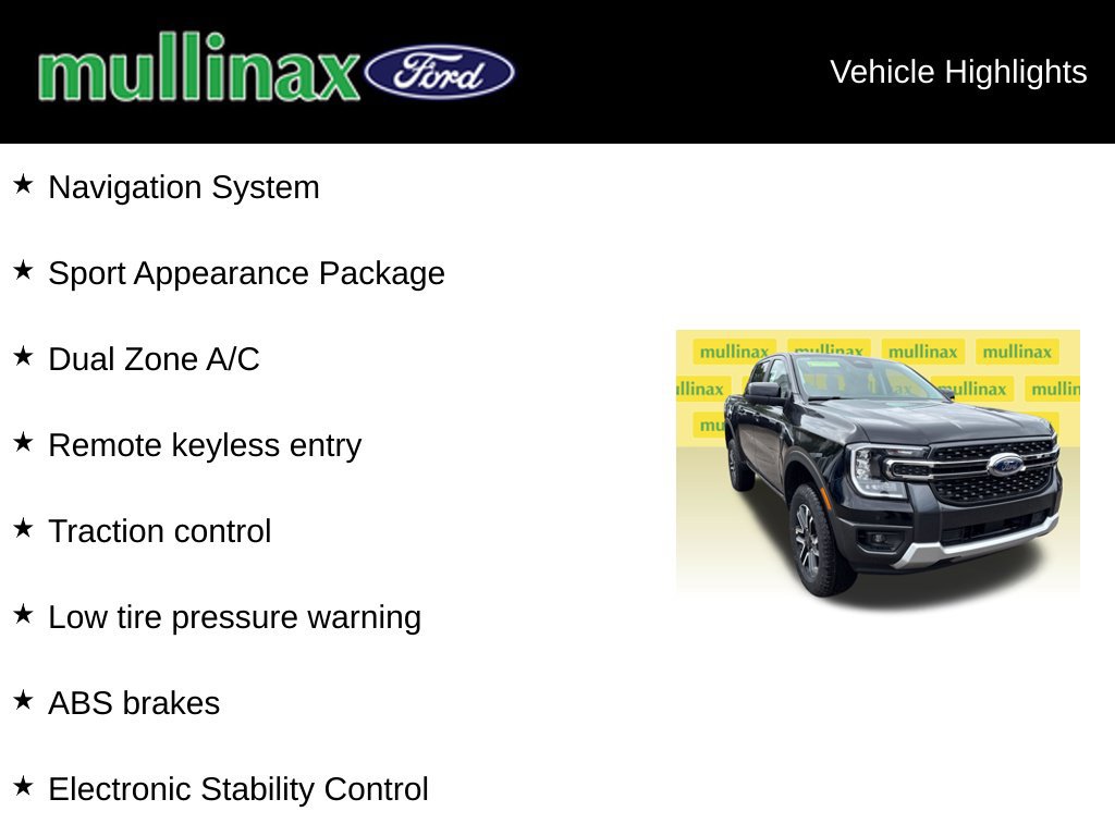 New 2026 Ford Ranger Lariat w/ Trailer Tow Package RWD image 15