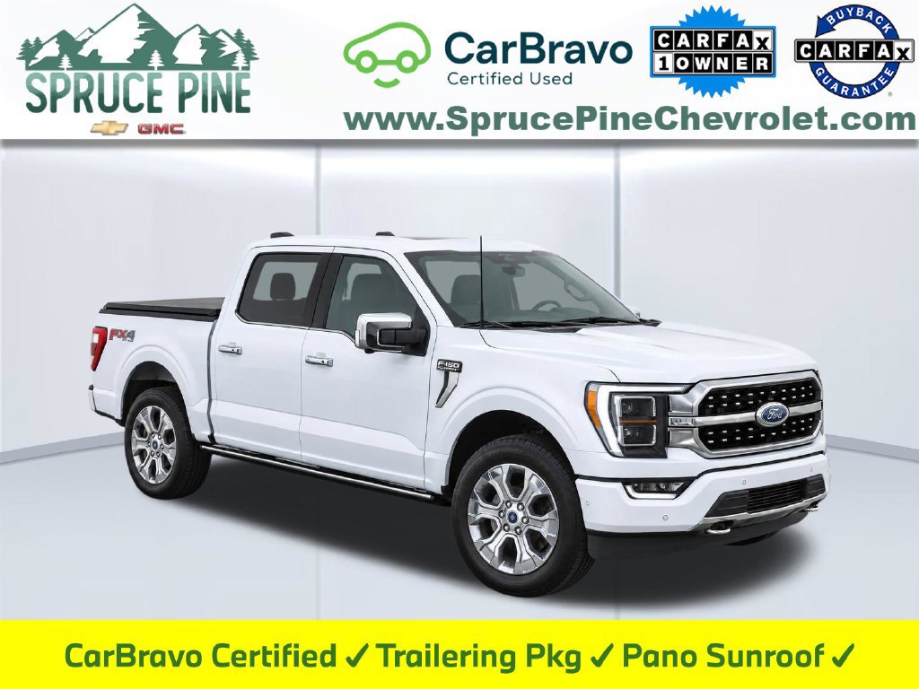 Used 2022 Ford F150 Platinum w/ Equipment Group 701A High AWD/4WD 360° Tour