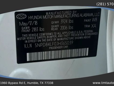 Used 2018 Hyundai Elantra SEL FWD image 16