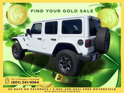 Used 2023 Jeep Wrangler Unlimited Rubicon 4xe w/ Steel Bumper Group image 3