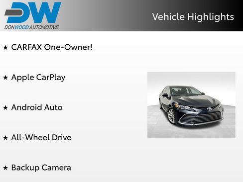 Used 2022 Toyota Camry LE AWD/4WD image 3