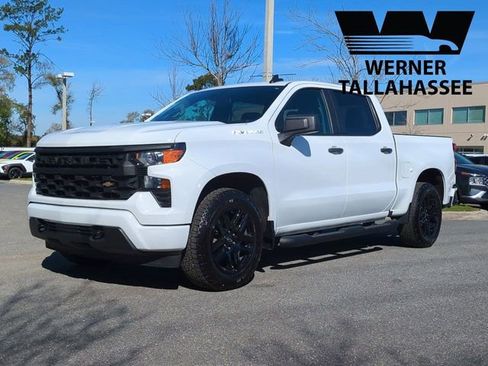 Used 2024 Chevrolet Silverado 1500 Custom w/ Turbomax Blackout Package image 1
