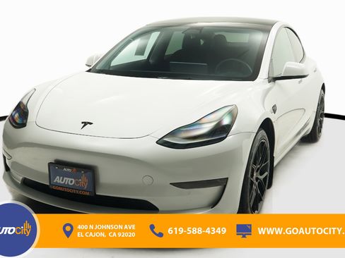 Used 2022 Tesla Model 3 Performance AWD/4WD image 1