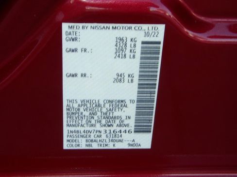 Certified 2023 Nissan Altima 2.5 SV w/ SV Premium Package image 16