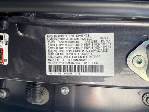 Used 2021 Honda Ridgeline RTL-E image 20