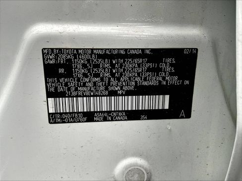 Used 2014 Toyota RAV4 LE AWD/4WD image 6