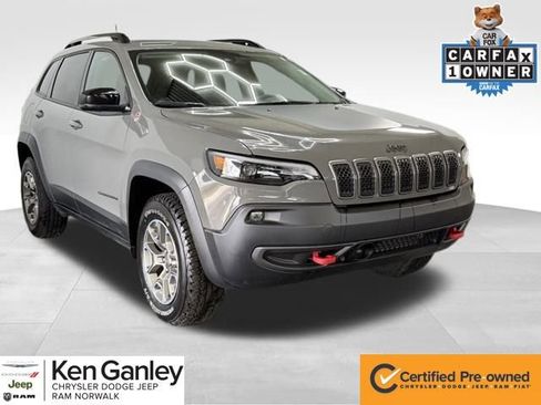Certified 2022 Jeep Cherokee Trailhawk w/ Technology Group B image 1