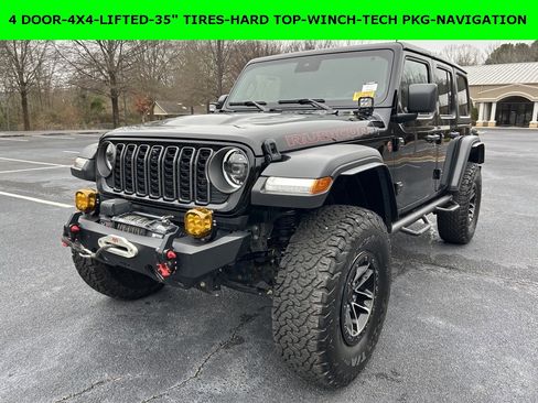 Used 2024 Jeep Wrangler Unlimited Rubicon w/ XTREMEE 35" Tire Package image 1