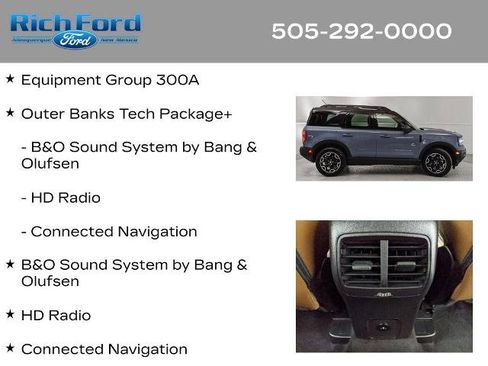 Certified 2025 Ford Bronco Sport Outer Banks w/ Outer Banks Tech Package+ image 11