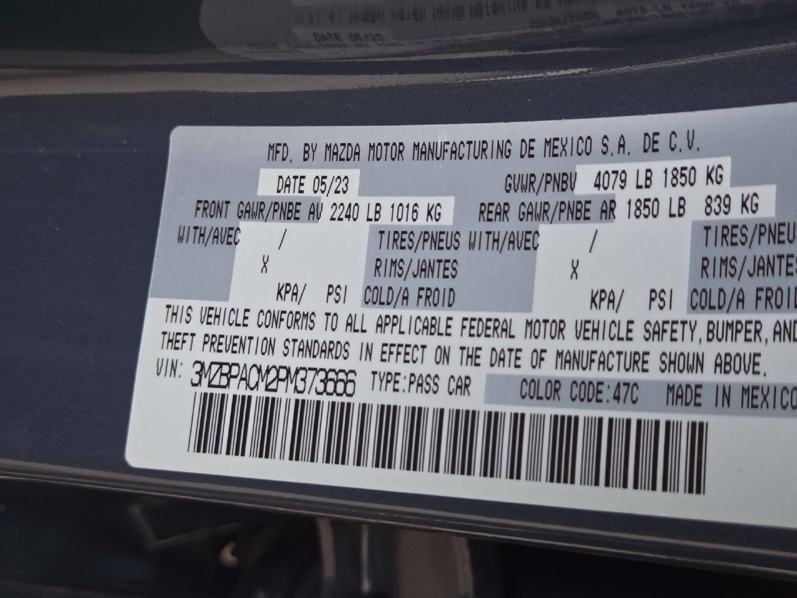 Used 2023 MAZDA MAZDA3 s FWD image 31