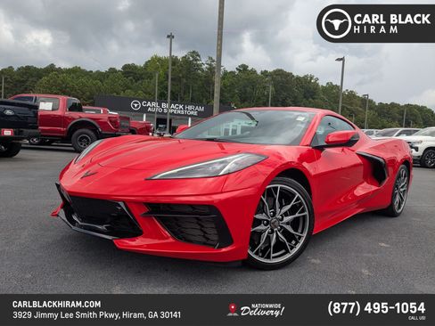 Used 2025 Chevrolet Corvette Stingray Preferred Cpe w/ Battery Protection Package RWD image 1