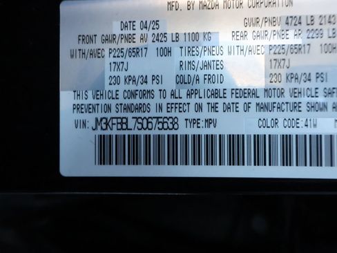 Used 2025 MAZDA CX-5 AWD 2.5 S w/ Select Package image 13