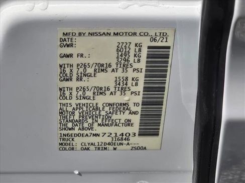 Used 2021 Nissan Frontier S image 23