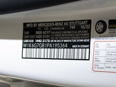Certified 2023 Mercedes-Benz S 580 4MATIC Sedan image 22